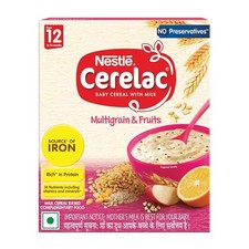 CERELAC Baby Food Cereal  Multigrain  Fruits for 12 to 24 Months Baby 300g