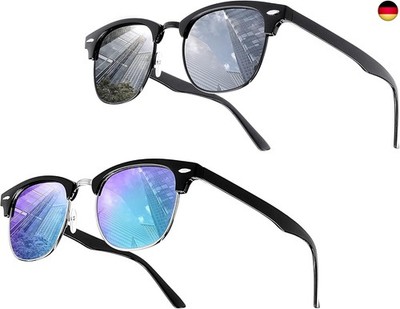 Sonnenbrille  D.B.  für Damen und Herren - 2er-Pack