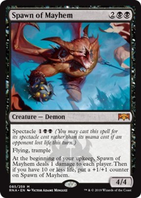 x1 Spawn of Mayhem M MTG Ravnica Allegiance M/NM, English