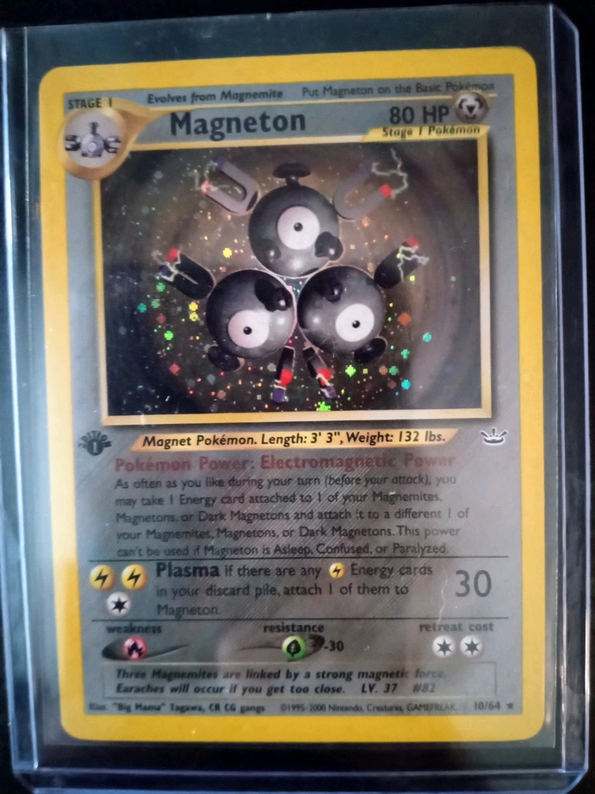 Deal for Pokemon - Magneton - Neo Revelation (1st Edition, Holo, Rare, 2001)