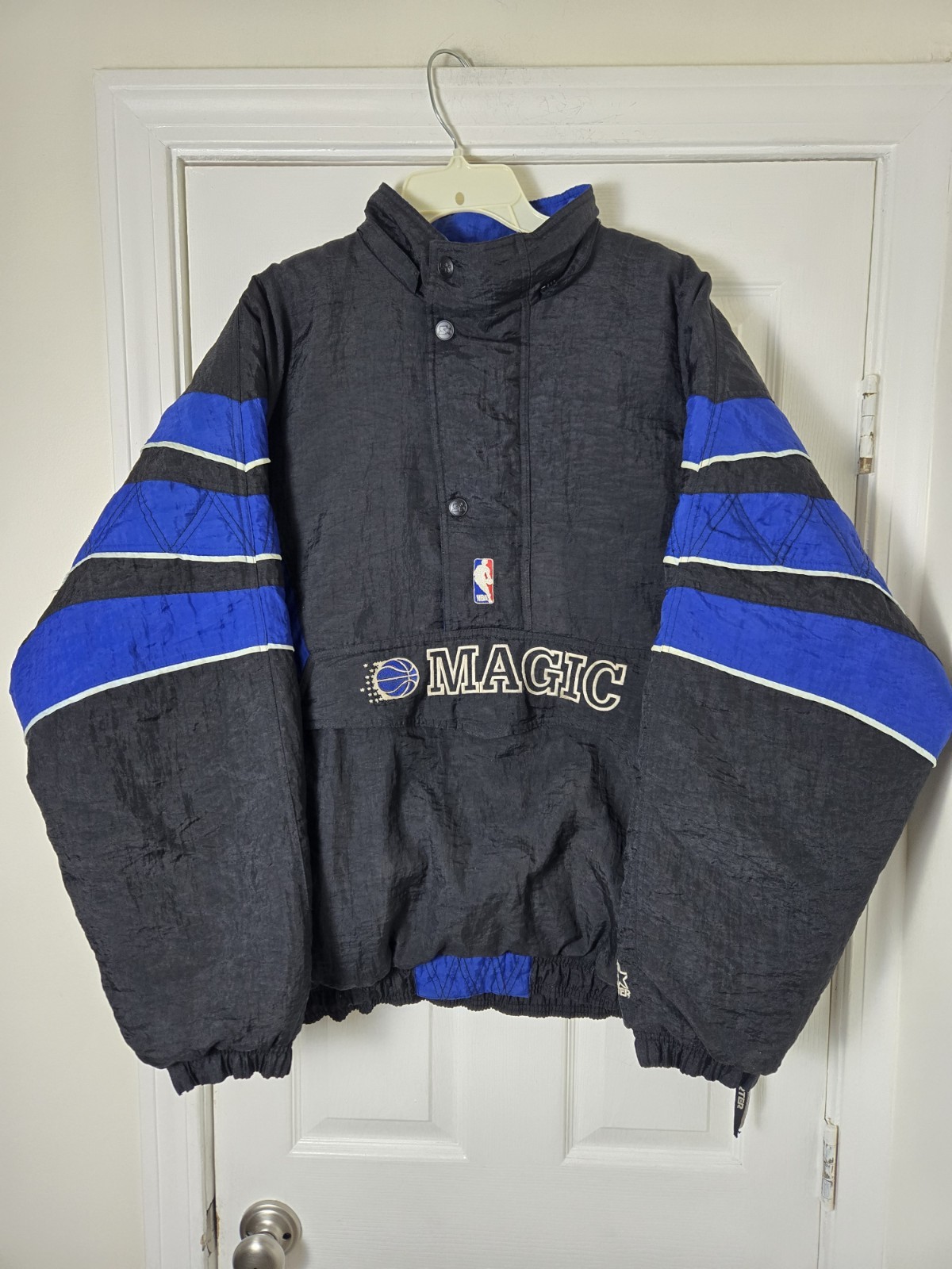 Vintage Starter Orlando Magic 1/2 Zip Puffer Jacket Men's Size 2XL XXL