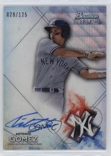 2021 Bowman Sterling Prospect Wave Refractor 29/125 Antonio Gomez Auto 0y0n