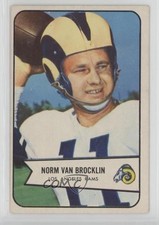 1954 Bowman Norm Van Brocklin #8 HOF 16ez