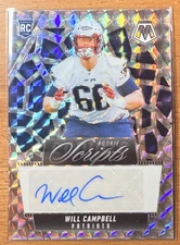 2025 Panini Mosaic - Rookie Scripts Will Campbell #RS-WCL (AU, RC)