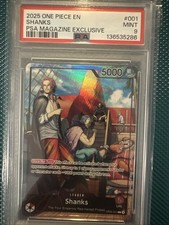 Shanks (2025 PSA Magazine Promo) OP09-001 One Piece Promotion