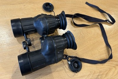 Good Used Pair Of British Army Avimo Self Focusing Binoculars With