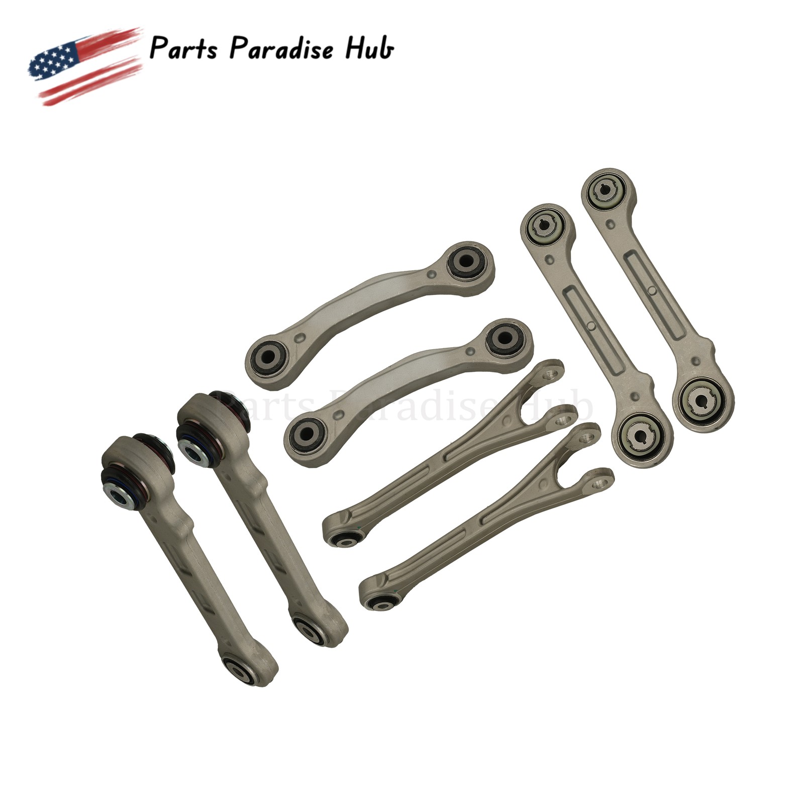 NEW 8PCS Rear Suspension Control Arm Kit Fits 2017+ Maserati Levante US