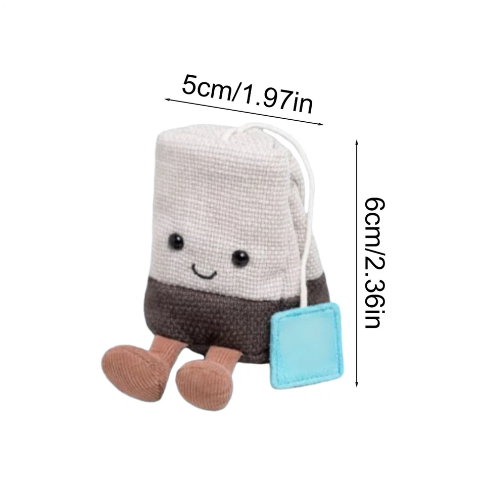 Jelly Cat Amuseables Steepy Tea Bag UK EXCLUSIVE Plush Pillow Brand New 2025 - Image 2 of 4