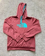 The North Face Women s Hoodie Small Burgundy Pullover Logo Stretch Activewear