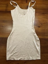 Assets Spanx Red Hot Label Beige Slip Shaping Slimming Dress Sz S