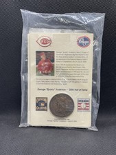 Sparky Anderson Marty Brennaman Tony Perez 2000 Cincinnati Reds HOF Coins SEALED