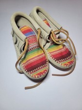 Minnetonka toddler Moccasin size T9 Southwestern Fringe