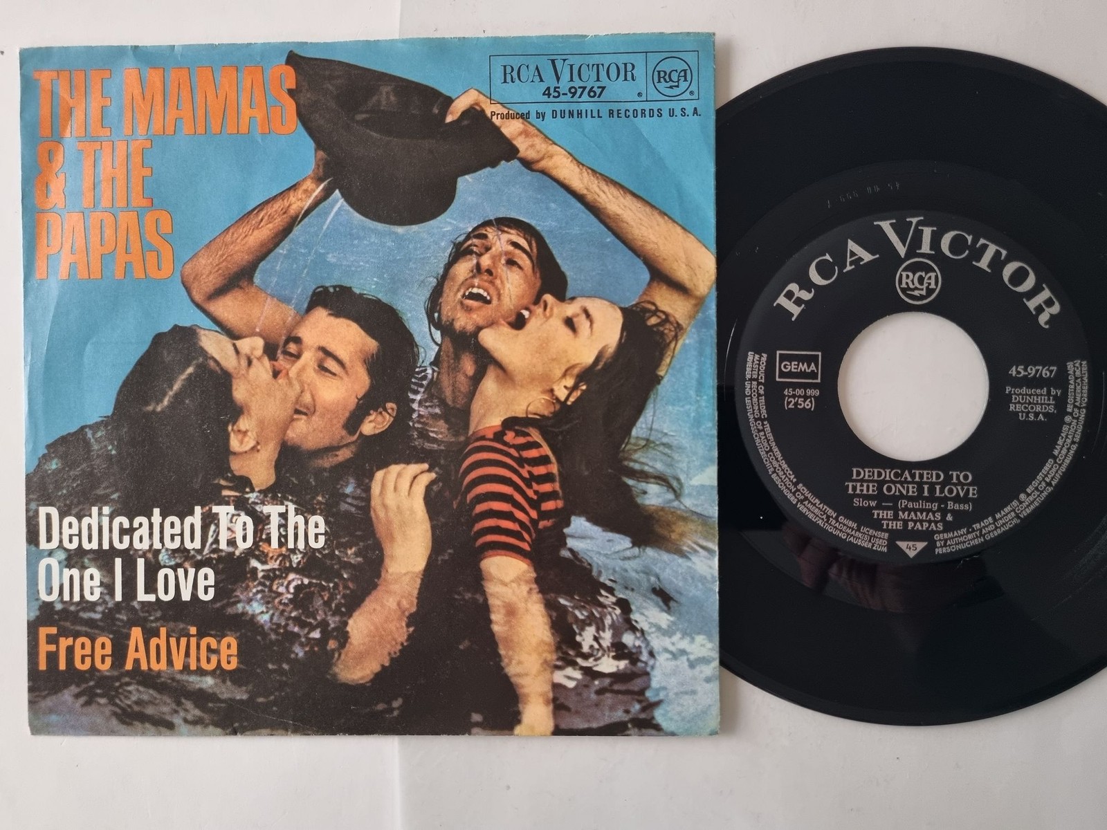 The Mamas & The Papas - Dedicated To The One I Love 7'' Vinyl Germany