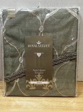 Ascot Valance, Mystique Brown , 50" x 25" JCP Royal Velvet Geneva, NIP