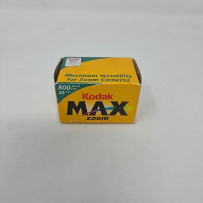 Kodak MAX 800 Color Film 24 Exposure 35mm  Sealed
