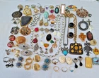 Vintage Costume Jewelry Lot Mixed Necklaces Bracelets Earrings =9