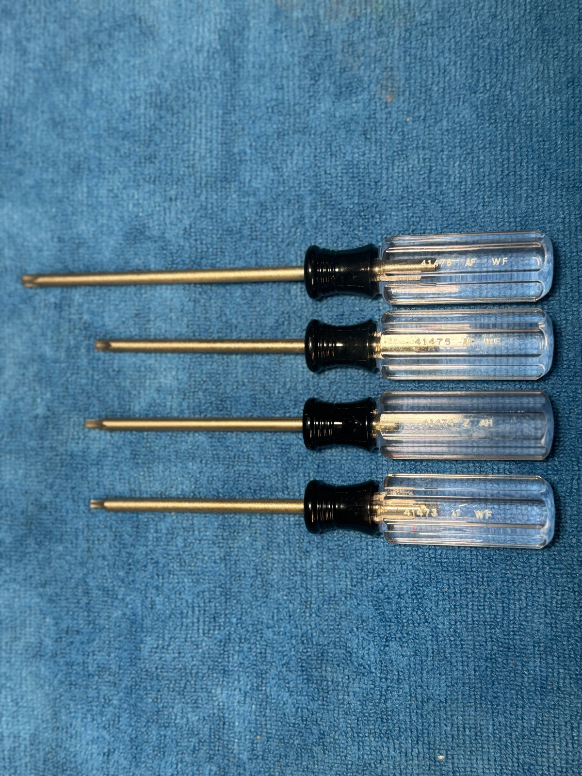 Craftsman USA Made, vintage T20 Torx Screwdriver Set Of 4.