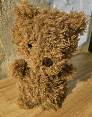 Jellycat London Little Bear Brown 7  Plush Standing Stuffed Animal Soft 