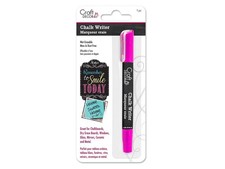 Chalk Writer Wet-Erase Marker, Mess-Free, Hot Pink, Vibrant Color