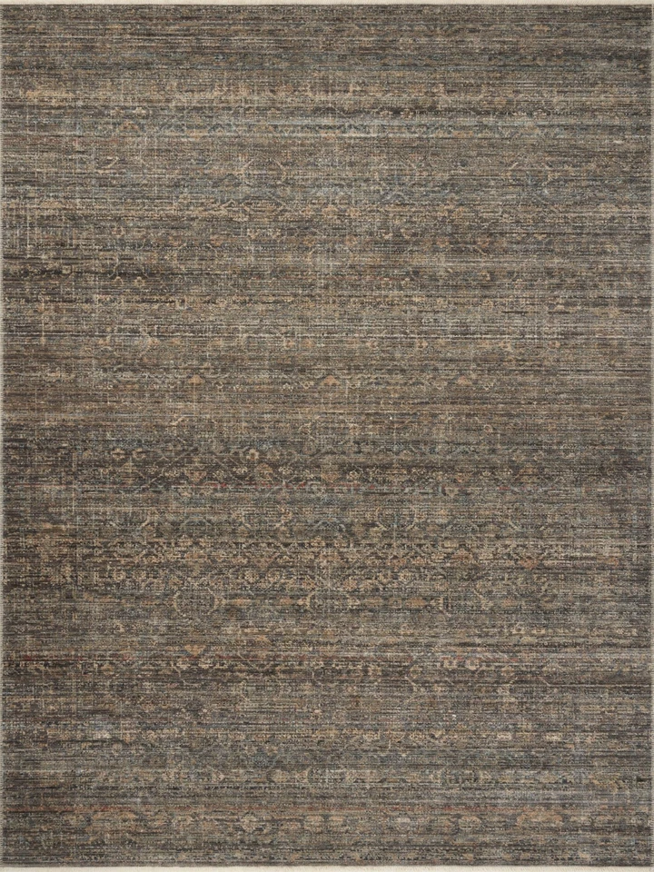 Amber Lewis Molly Collection MOL-05 Lagoon/Natural 3'-0" x 5'-0" Low Pile Acc... - Imagem 3 de 4