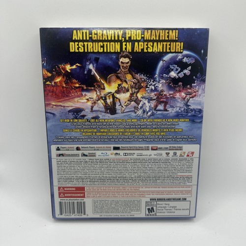 Borderlands: The Pre-Sequel PS3 (Sony PlayStation 3, 2014) With Sleeve - Picture 2 of 5