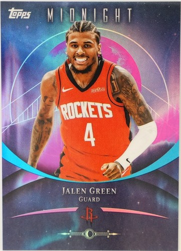 2025-26 Topps Jalen Green Midnight Sun Autos /25 MS-JG | eBay