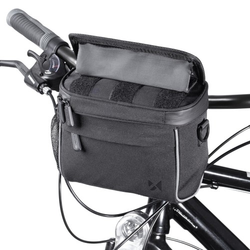 Fahrradtasche Lenker Fahrrad MTB Handy Tasche Umhängetasche Wasserdicht Schwarz - Bild 3 von 13