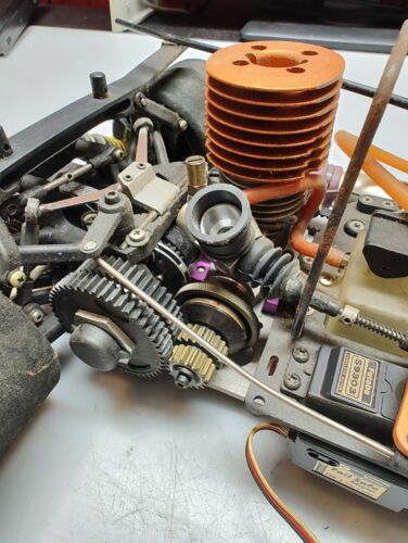 Vintage Serpent Vector V Nitro RC Car AWD w/ Mauro Collari RB Concept Engine - Picture 18 of 24