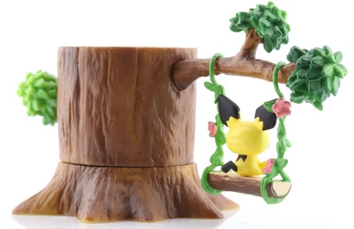 Statuetta Pokemon Atsumete! Casaneta! Foresta Pokemon 6. Pichu - Foto 9 di 12