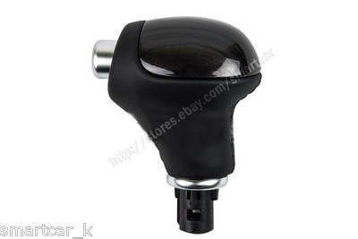 Leather Wood Grain Gear Shift Knob for 2011-2015 KIA Sportage (Left Hand Drive)