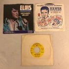 Elvis Presley & Jerry Lee Lewis (Yellow Vinyl) Vinyl 45rpm Records. Vintage