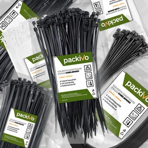 Profi Kabelbinder 100/500/1000 Stk. Schwarz Weiß UV-Beständig Extrem Zugfest