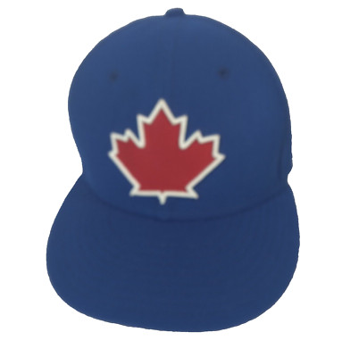 New Era MLB Toronto Blue Jays Cap Hat Blue 59FIFTY Size 7 1/8 NEW