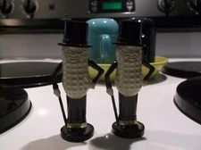Vintage Mr. Peanut Salt and Pepper Shaker Set Planters Peanuts