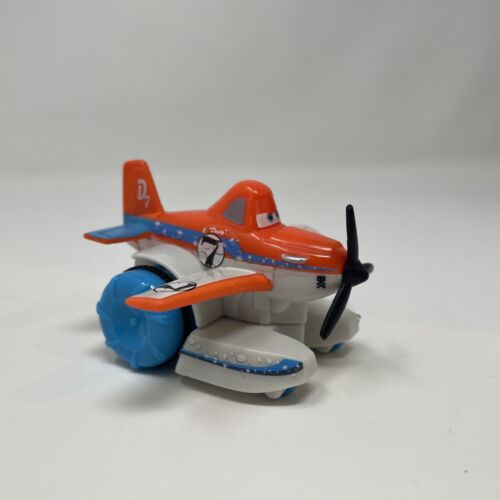 HU Disney Pixar Planes Pull & Fly Buddies Dusty D7 Crophopper Vehicle - Picture 1 of 5