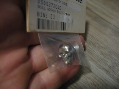Drag Specialties DS-272040 Skull Dash Windshield Bolt 1/4-20 Screw Threads