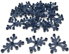 Lego 20 New Dark Blue Plants Leaves 6 x 5 Parts