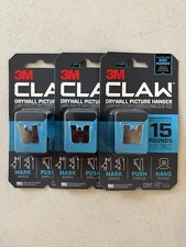 3M CLAW Drywall Picture Hanger3 Pack 15lb (3ph15m-5es)