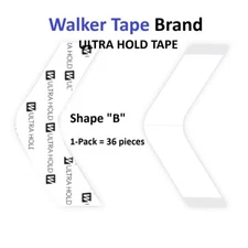Ultra Hold Tape by Walker Tape Co Shape B 1 pack = 36 pieces
