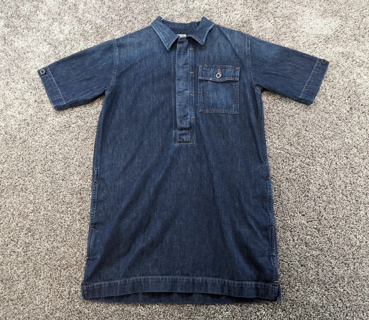 Womens denim tunic dress cheap