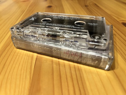 L'Arc-en-Ciel Heart Cassette Tape (Ki/oon Sony Music 1998) J-ROCK 90s - Picture 3 of 3
