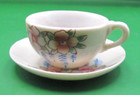 Miniature Porcelain Tea Set Dollhouse Child Play Vintage Lot JAPAN Floral Poppy — photo 4