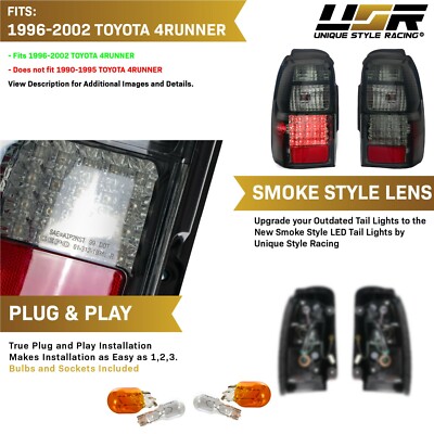 25ANTARES HG 右　美品 DEPO Black / Smoke Rear Tail Lights Pair for 1996-2002
