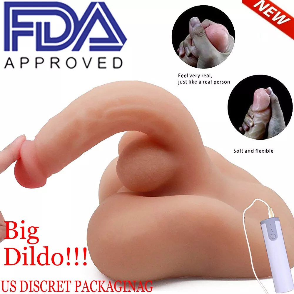 G-Spot-Vibrating-Realistic-Dildo-Male-Sex-Doll-For-Women-Men-Gay-Sex-Toys Adult eBay image