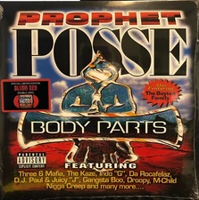 Prophet Posse Three 6 Mafia - Body Parts (Blood Red Vinyl LP) DJ Paul Juicy J 🔥