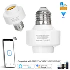 WiFi Smart Remote Control Switch Lamp Head Universal E26/E27 Light Bulb Adapter