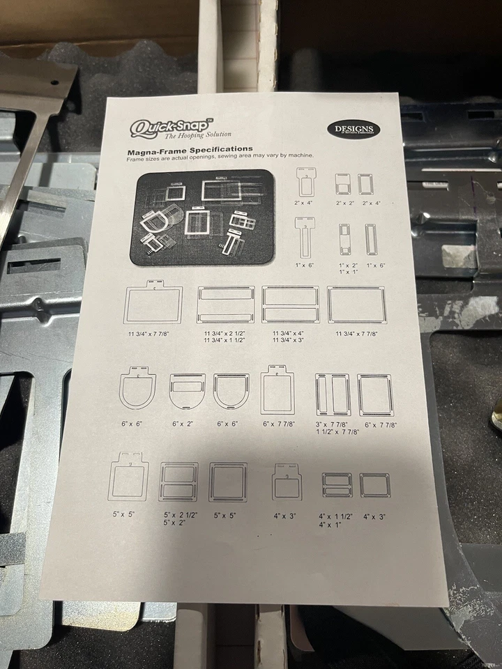 2 Set Quick-Snap The Hooping Solution Janome MB4 S Melco EP4 Single Attachment - Image 4 of 4