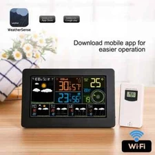 WiFi Digital Multifunctional Indoor Outdoor Hygrometer Thermometer APP Control