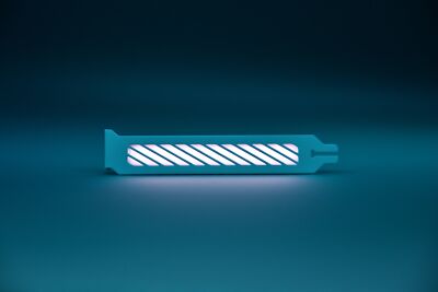 RGB Slotcover | Slotblende | Transverse Stripes | WHITE / WEIß
