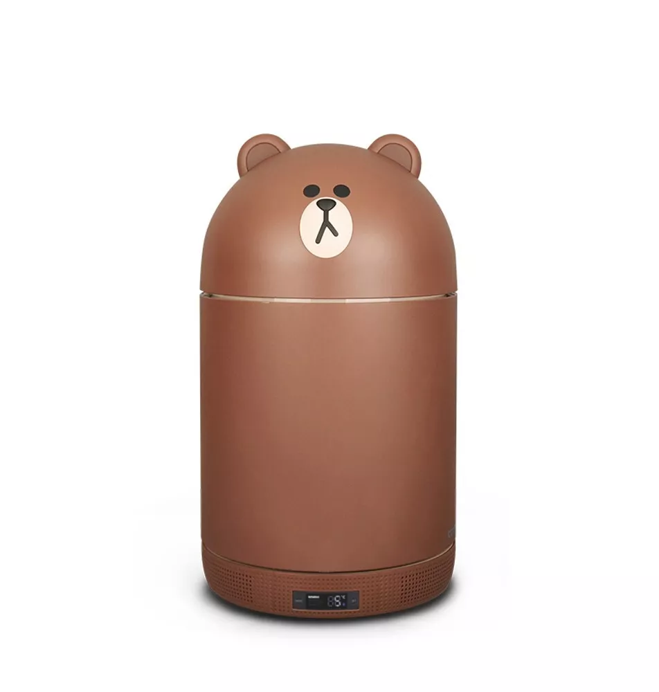 Line Friends Brown CCOMO Mini Fridge Refrigerator 31L 220V Built